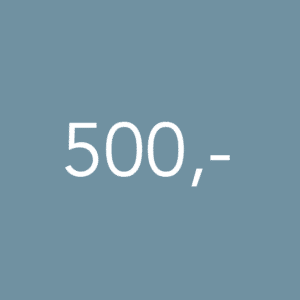 Gavekort 500 kr.