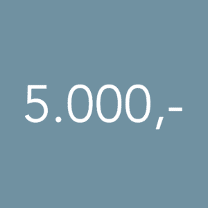 Gavekort 5000 kr.